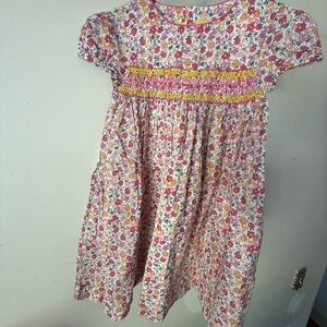 Mini Boden Multicolor Floral Kids Dress